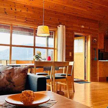 Fjordhytte-1 Ist Eine Schoene Huette Bei Am Hardangerfjord Mit Grandiosem Fjordpanorama, 20 Ps Motorboot Mietbar