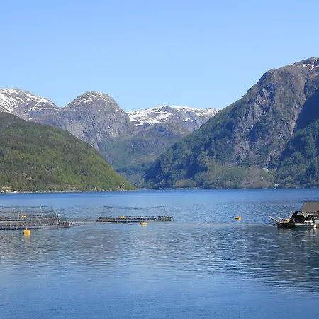 Fjordhytte-1 Ist Eine Schoene Huette Bei Am Hardangerfjord Mit Grandiosem Fjordpanorama, 20 Ps Motorboot Mietbar Vakantiehuis *