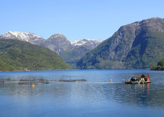Fjordhytte-1 Ist Eine Schoene Huette Bei Am Hardangerfjord Mit Grandiosem Fjordpanorama, 20 Ps Motorboot Mietbar Casa de Férias *