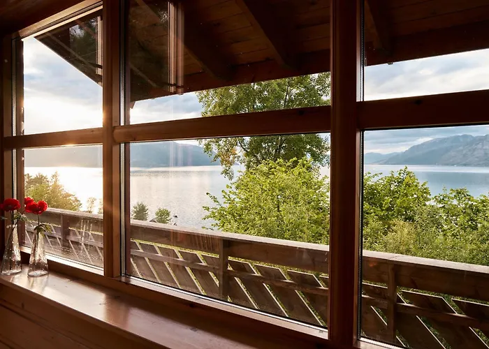 Fjordhytte-1 Ist Eine Schoene Huette Bei Am Hardangerfjord Mit Grandiosem Fjordpanorama, 20 Ps Motorboot Mietbar 펜션